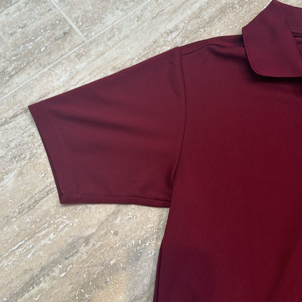 CHAPS boys maroon collared short sleeve shirt – 14/16 - Picture 4 of 6